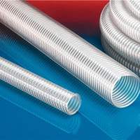 Suction delivery hose AIRDUC® PUR-INOX 356 FOOD-AS ID 127mm OD 140mm L.10m