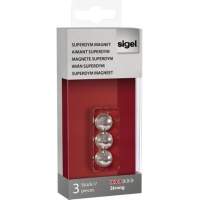 Sigel Magnet SuperDym C5 GL702 ball 12.7mm silver 3 pieces/pack.