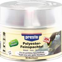 PRESTO 2K-Feinspachtel prestolith® weiß, Härter rot 500 g Dose, 6 Stück