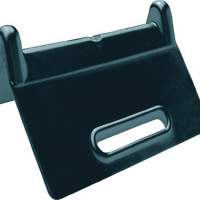 Edge protection angle for 50mm straps without slot, 90x90x140, black Dolezych