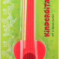 Boogie Bee children's guitar plastic, red, 40cm