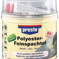Feinspachtel 2K-Polyester-Feinspachtel weiß,1000 g, 6 Stück