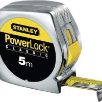 Tape measure PowerLock length 3m extra strong tape chr. Metal body Stanley