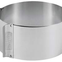 KAISER cake ring with stainless steel handles adjustable from ø 16.5 - 32 cm