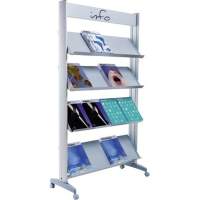 Paperflow brochure stand 16.A4TM.35 16 compartments metal