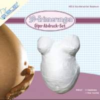 3D plaster cast kit baby bump