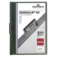 DURABLE clip folder DURACLIP 60 220932 DIN A4 rigid film petrol