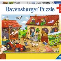 Ravensburger Puzzle Busy on the Farm 2 x 12 pieces