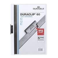 DURABLE clip folder DURACLIP 60 220902 DIN A4 hard film white