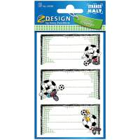AVERY ZWECKFORM book labels football goal, 9x10= 90 labels