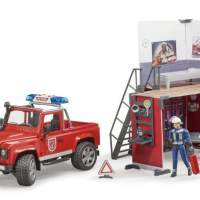 Brother bworld fire station with Land Rover