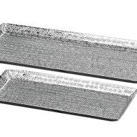 BOLTZE Deko-Tabletts Detroit Aluminium 2er-Set