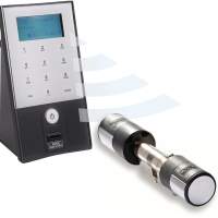 Electronic door lock secuENTRY easy 5602 with keypad and fingerprint