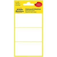 AVERY ZWECKFORM multi-purpose labels 76x39xmm white 180 pieces