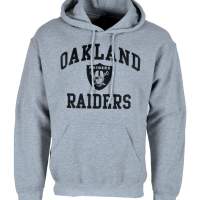 Majestic NFL Football Oakland Raiders Graphik Hoody, grey S M